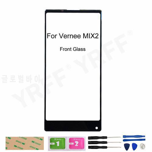 Outer Glass Panel For Vernee MIX2 (No LCD Touch Screen) Front Glass Screen Panel Assembly Parts