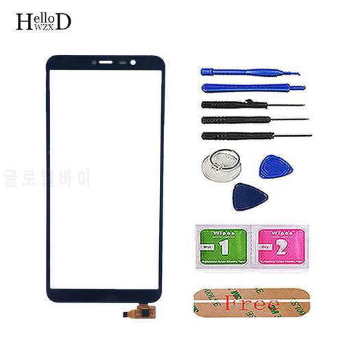 5.99&39&39 Touch Screen For Wiko Y80 Touch Screen 100% Tested Screen Digitizer Mobile Touch Panel Tools 3M Glue
