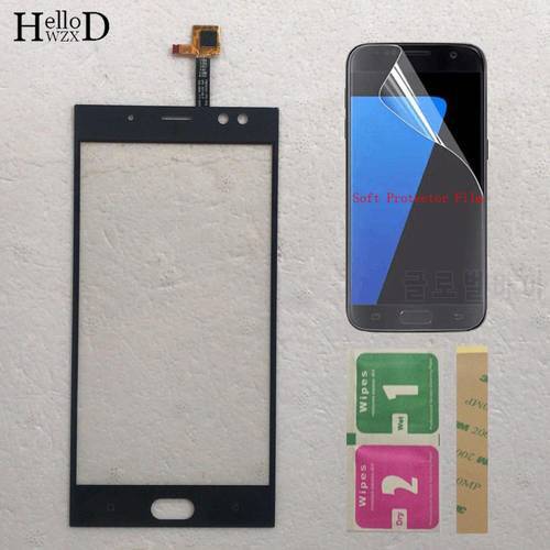 Phone Touch Screen Panel For Oukitel K3 Touch Screen Digitizer Panel Front Glass Panel Replacement Protector Film 3M Glue Wipes