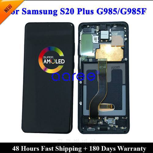 Super AMOMLED LCD Screen For Samsung S20 Plus LCD G985 LCD For Samsung S20 Plus G985 LCD Screen Touch Digitizer Assembly