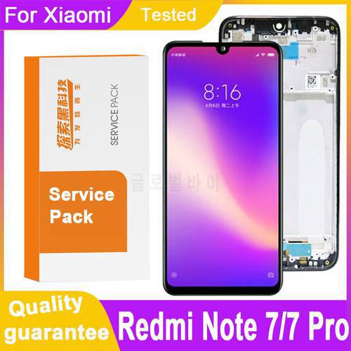 100% Tested 6.3 for Xiaomi Redmi Note 7 LCD Display Replacement Touch Screen Digitizer LCD Redmi Note7 Pro LCD Screen