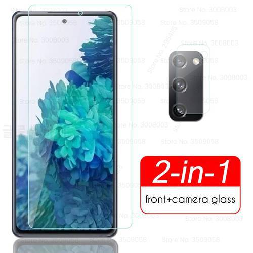 Tempered Glass for Samsung Galaxy S20 FE S20FE Explosion-Proof HD Clear Screen Protectors On Gelaxi S 20 FE A12 Camera Lens Film