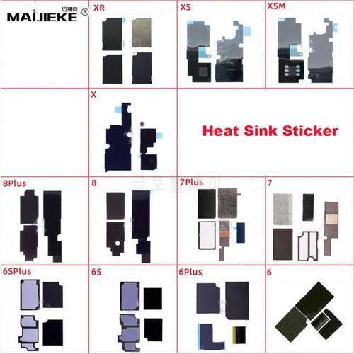 2sets motherboard Anti-static Sticker Heat Sink sticker for iPhone 11 12 13 14 pro max X XS MAX 6 7 8P heat dissipation cooling