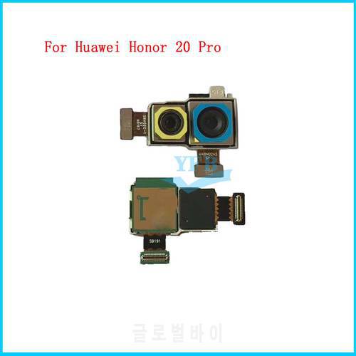 Original For Huawei Honor 20 Pro Back Front Wide Angle Microspur Main Camera Module Repair Replacement Parts