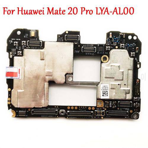 Tested Work Original Unlock Motherboard For Huawei Mate 20 Pro Mate20 pro LYA-AL00 Mainboard Logic Circuit Electronic Chips