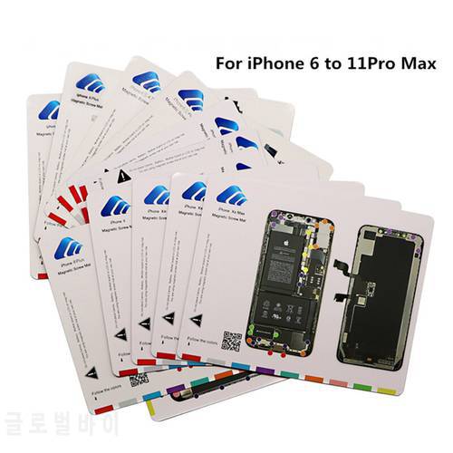 Magnetic Screw Mat for iPhone 7 8 Plus X XS 11 11PRO MAX XR Work Mat Professional Repair Pad