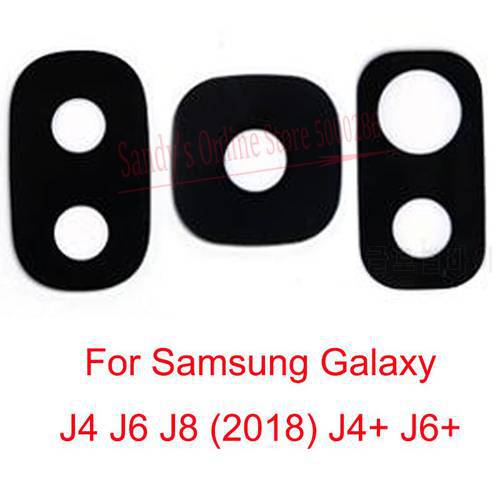 20 PCS New Rear Back Camera Glass Lens For Samsung Galaxy J4 J6 J8 2018 Plus J4+ J6+ Big Camera Lens Glass With Sticker Part