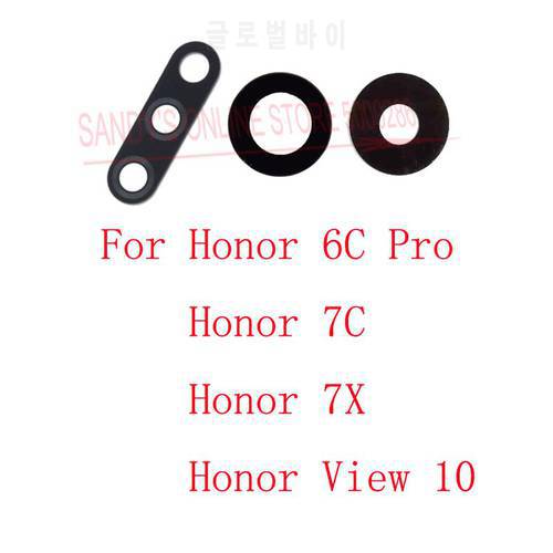 10 PCS Rear Back Camera Glass Lens For Huawei Honor 6C Pro / 7C / 7X / Honor View 10 Back Camera Lens Glass Cover Spare Parts