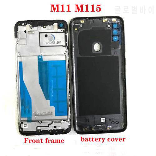 New Front Frame Glass Battery Door Back Cover Housing For Samsung M11 M115