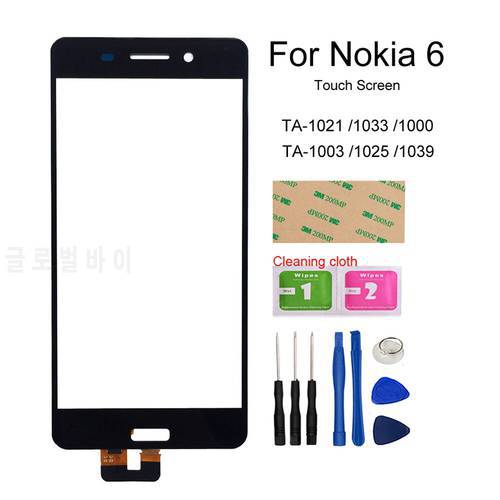 For Nokia 6 Touch Screen Digitizer 5.5&39&39 inch For Nokia 6 TA-1021 1033 1000 1003 1025 1039 Touch Glass Panel Sensor Parts