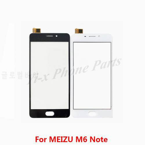 1pcs Touchscreen For Meizu M6 Note Touch screen digitizer panel glass lens sensor repair parts