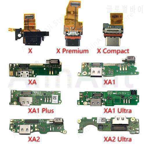 Original USB Dock Charging Connector Port Charger Flex Cable For Sony Xperia L1 L2 L3 L4 M4 M5 XA XA1 XA2 Plus Compact Premium