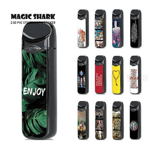 New God Church Baboon Leaf Sticker for Smok Nord Wraps Film Case Cover for Smok Nord E Cigarette