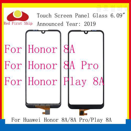 10Pcs/Lot For Huawei Honor Play 8A JAT-L09 L29 honor 8A Pro Touch Panel Sensor Digitizer Front Glass Outer LCD Glass Replacement