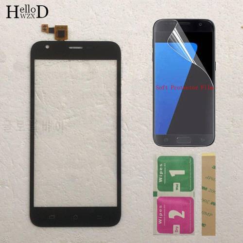 Touch Panel Sensor For Ark Benefit S502 Plus Touch Screen Digitizer Front Glass Replace Phone + Protector Film