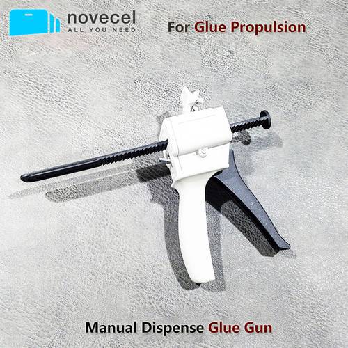 NOVECEL Glue Dispensing Gun 50ml for Middle Frame Bracket Back Cover Sealant Caulking Glue Propulsion Dispenser Phone Repair