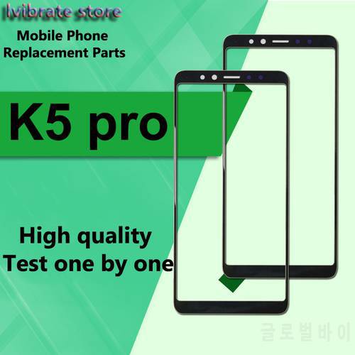 For Lenovo K5 pro L3804 Front Outer Glass Lens Touch Panel Screen For Lenovo K5pro Replacement repair LCD Touch Glass Digitizer