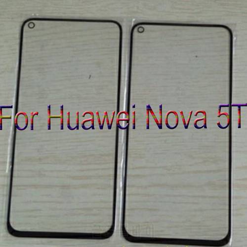 A+Quality For Huawei Nova 5T Touch Screen Digitizer TouchScreen Glass panel For Huawei Nova 5 T Without Flex Cable Parts nova5t