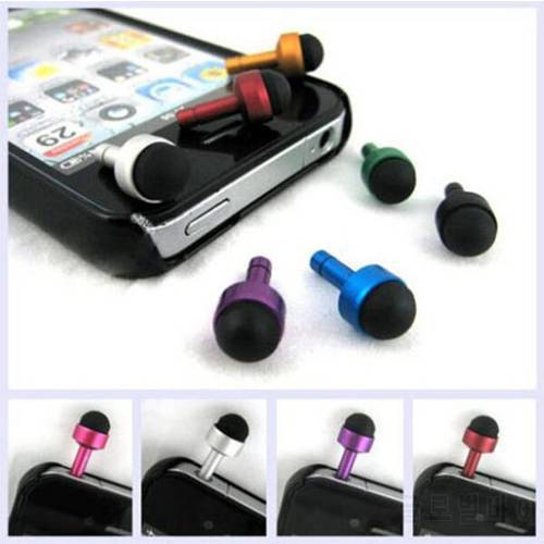 3.5mm mini Anti small torch Dust Plug Earphone Jack Cap Mini Stylus Screen Pen for iphne for samsung for huawei 500 pcs/lot