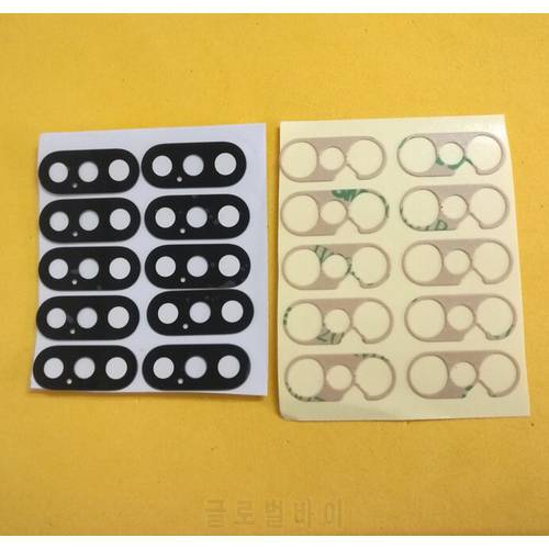 10pcs new Back Camera Lens for iPhone X Rear Camera Ring Holder with Glass Lens Cover Replacement Parts