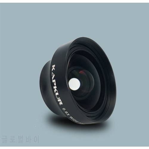Kapkur phone lens , clip-on 0.6X wide angle lens, HD 4K wide angle length , screw mount