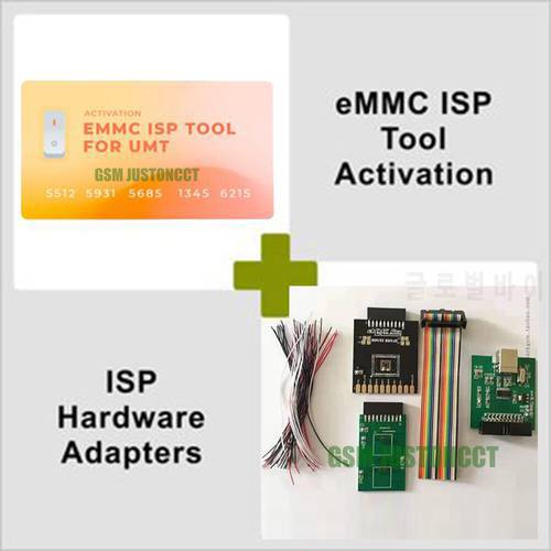 UMT EMMC ISP Tool Activation with EMMC ISP hardware adapter
