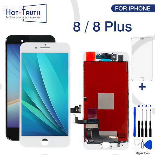 LCD Display For iPhone 8 8 Plus Touch Screen Digitizer Panel Assembly Grdae AAA++++ Screen Replacement For iPhone 8 8P LCD