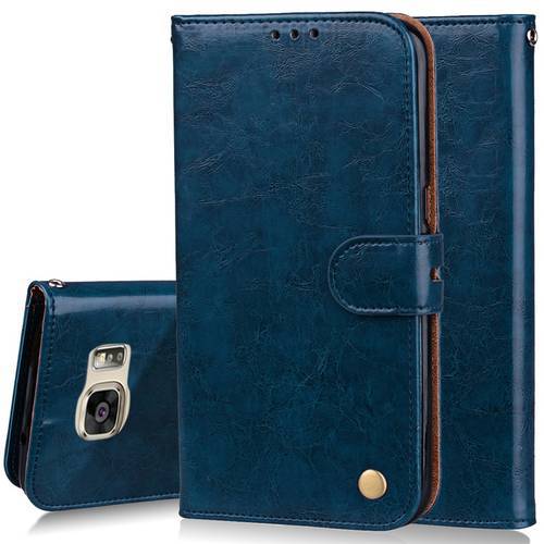 Leather Wallet Case For Samsung Galaxy S6 Edge Phone Cover Stand Card Holder Business Flip Case For Samsung S6 S 6 Phone Copue