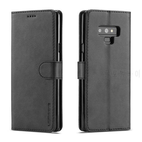 Cover For Samsung Galaxy Note 9 Case Flip Wallet Magnetic Vintage Leather Cover For Samsung Galaxy Note 8 Case Luxury Phone Bags