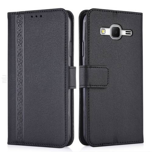 3d Embossed Leather Case for Samsung Galaxy J2 Prime G532 G532F Back Cover Wallet Case With Card Pocket