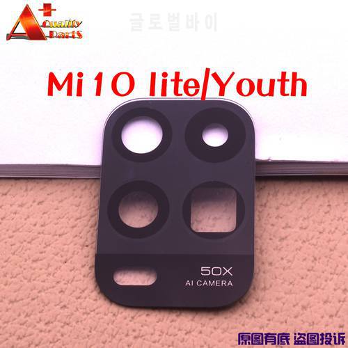 Original Back Rear Camera Lens Glass Cover Replacement Cover For Xiaomi Mi 10 Lite Youth 5G