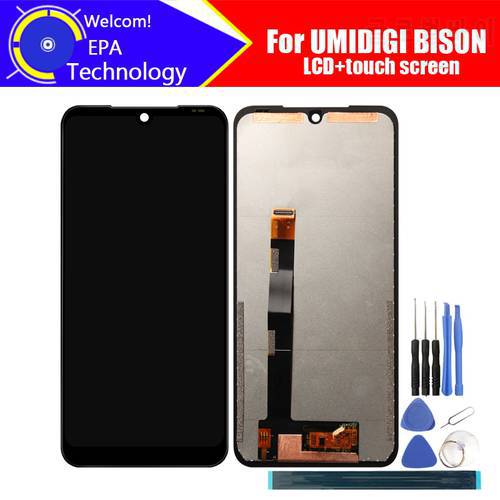 UMIDIGI BISON/BISON 2021 LCD Display+Touch Screen Digitizer 100% Original Tested LCD Screen Glass Panel For UMIDIGI BISON GT.