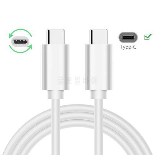Original 100W USB Type C To USB C Cable USB-C PD Fast Charging Charger Wire Cord For Macbook Samsung S20 Xiaomi mi9 Type-C Cable