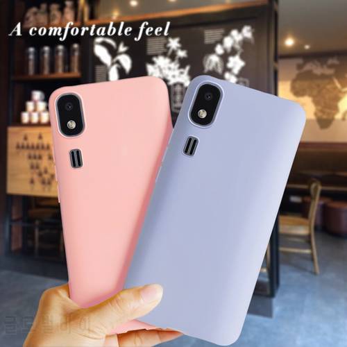 Soft Case for Samsung Galaxy A2 Core Cover A 2 Core Yellow Black Purple Pink Candy Silicone Cover For Samsung A2 Core A260F Case