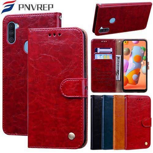 Wallet Case for Samsung Galaxy A11 A115f SM-A115F/DSN 6.4 inch A 11 Cover Magnetic Closure Flip Luxury Stand Leather Phone Bag
