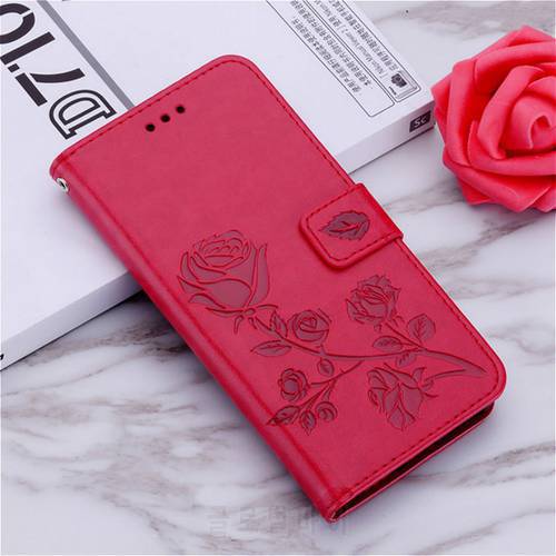 Leather Flip Case For Samsung Galaxy A11 Cover Rose Flower Card Holder Case For Samsung A11 A115F A 11 Wallet Phone Case Fundas