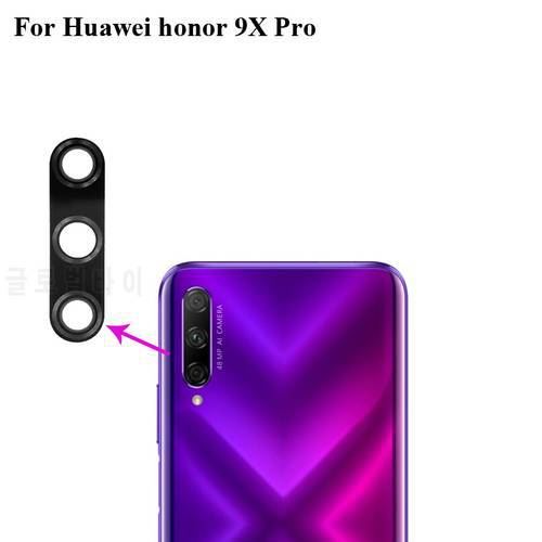 Original New For Huawei Honor 9X Pro 9 X pro Back Rear Camera Glass Lens test good 6.59&39&39 inch Honor9X pro Parts 9Xpro
