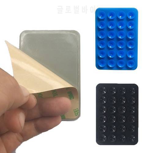 Mobile Phone Accessories Silicone Mobile Phone Stickers Sucker Single-sided Square With Adhesive Suction Cup Sticker