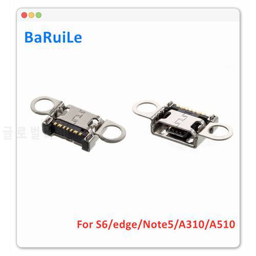 50pcs Charging Socket For Samsung A310 A510 A310F A510F S6 edge G928 Note5 N920 Micro USB Jack Charger Port Plug Dock Connector