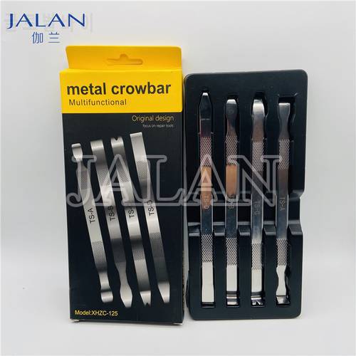 Professional Back Cover Metal Crowbar Housing Remove Rear Glass Battery Disassembly Pry Tool kit Mobile Phone Repair Replacement