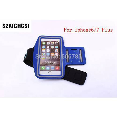 SZAICHGSI 1000pcs sport Arm Band Phone Case Cover Run Sport Fitness Wrist Hand Belt Pouch Bag for apple iphone 6 7 plus