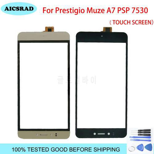 5.3 inch front outer glass For Prestigio Muze A7 PSP7530Duo psp7530 psp 7530 duo Touch Screen Touch Panel Lens Replacement