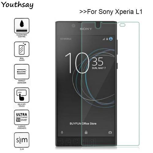 2pcs For Tempered Glass Sony Xperia L1 Screen Protector Toughened Film For Sony Xperia L1 Glass G3311 G3313 G3312 5.5