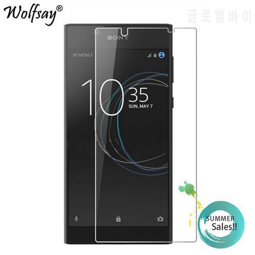 2pcs For Glass Sony Xperia L1 Screen Protector Tempered Glass For Sony Xperia L1 Glass For Sony L1 G3312 Protective Film Wolfsay