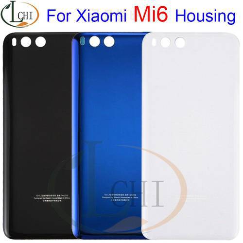 For XiaoMi Mi6 Back Case Protective Battery Back Cover Housing Replace For XiaoMi Mi 6 Cover 5.15&39&39 Mobile Phone Accessories
