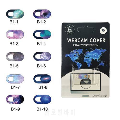 Star Series Camera WebCam Cover Anti-peeping Privacy Lens Protection Patch Shutter Slider Sticker Voor For Laptops Smart Phone