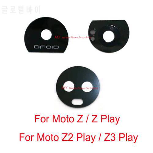 New Rear Back Camera Glass Lens For Motorola Moto Z Play / Z2 Play / Z3 Play Back Big Camera Lens Glass Spare Repair Parts