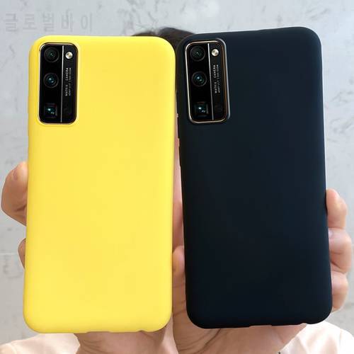 Honor 30 Case For Huawei Honor 30 Pro Cover Original Liquid Silicone Matte Phone Cases For Huawei Honor30 30Pro Plus Soft Covers