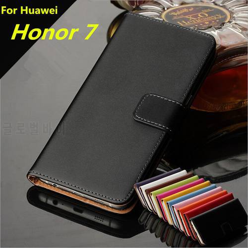 Coque Huawei honor 7 cover case Premium PU Leather Wallet Flip Case for Huawei Honor 7 Case Card Holder Protective Holster GG