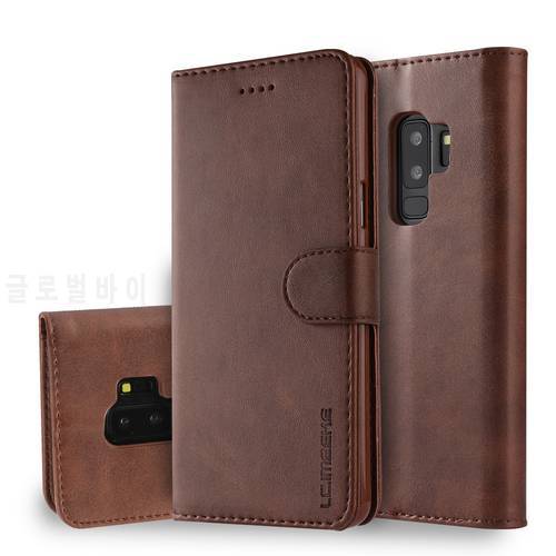 S9 Plus Case For Samsung Galaxy S9 Plus Case Leather Vintage Phone Case On Samsung S9 Case Flip Wallet Cover For Samsung S 9 S9+